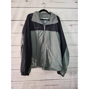 Columbia Mens Interchange Softshell Jacket‎ Gray Black Pockets Collared XL